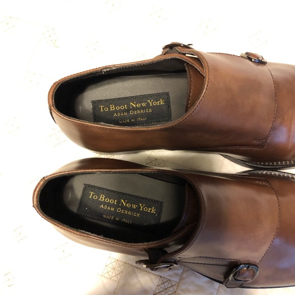 To Boot New York Capo Cognac double monk strap. main image 6